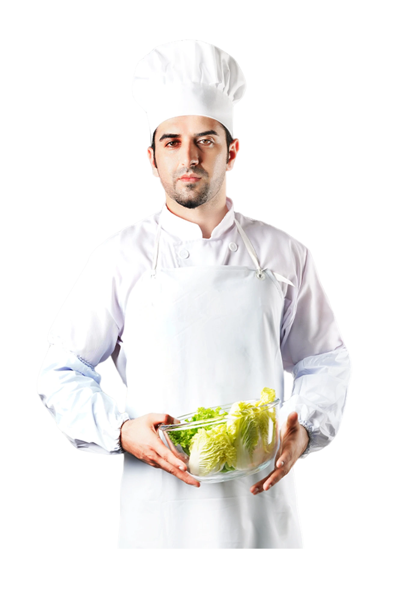 Six-piece set of chef's clothes